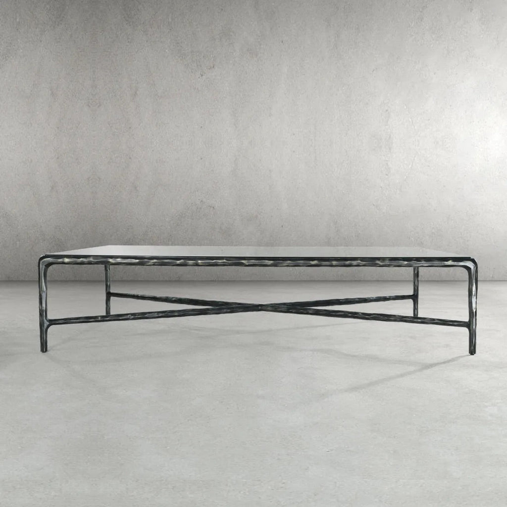 Thaddeus Glass Rectangular Coffee Table