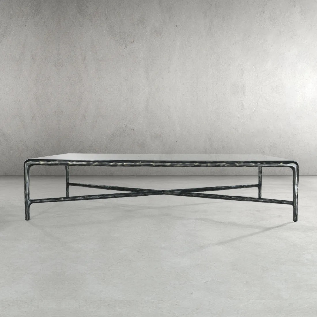 Thaddeus Glass Rectangular Coffee Table