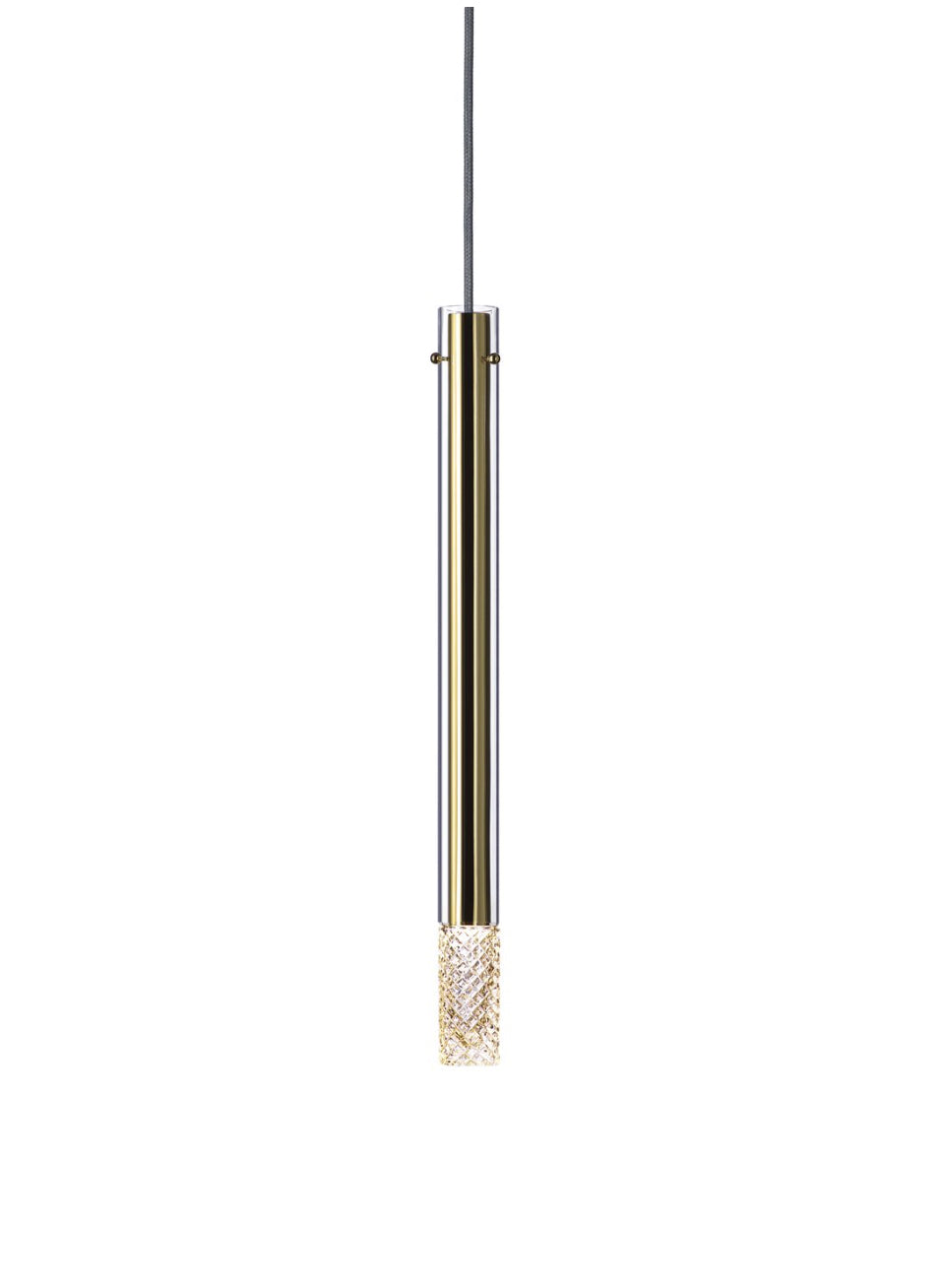 Flare Solitarie pendant Cluster of 7 / Gold Finish