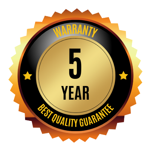 5-Year Warranty