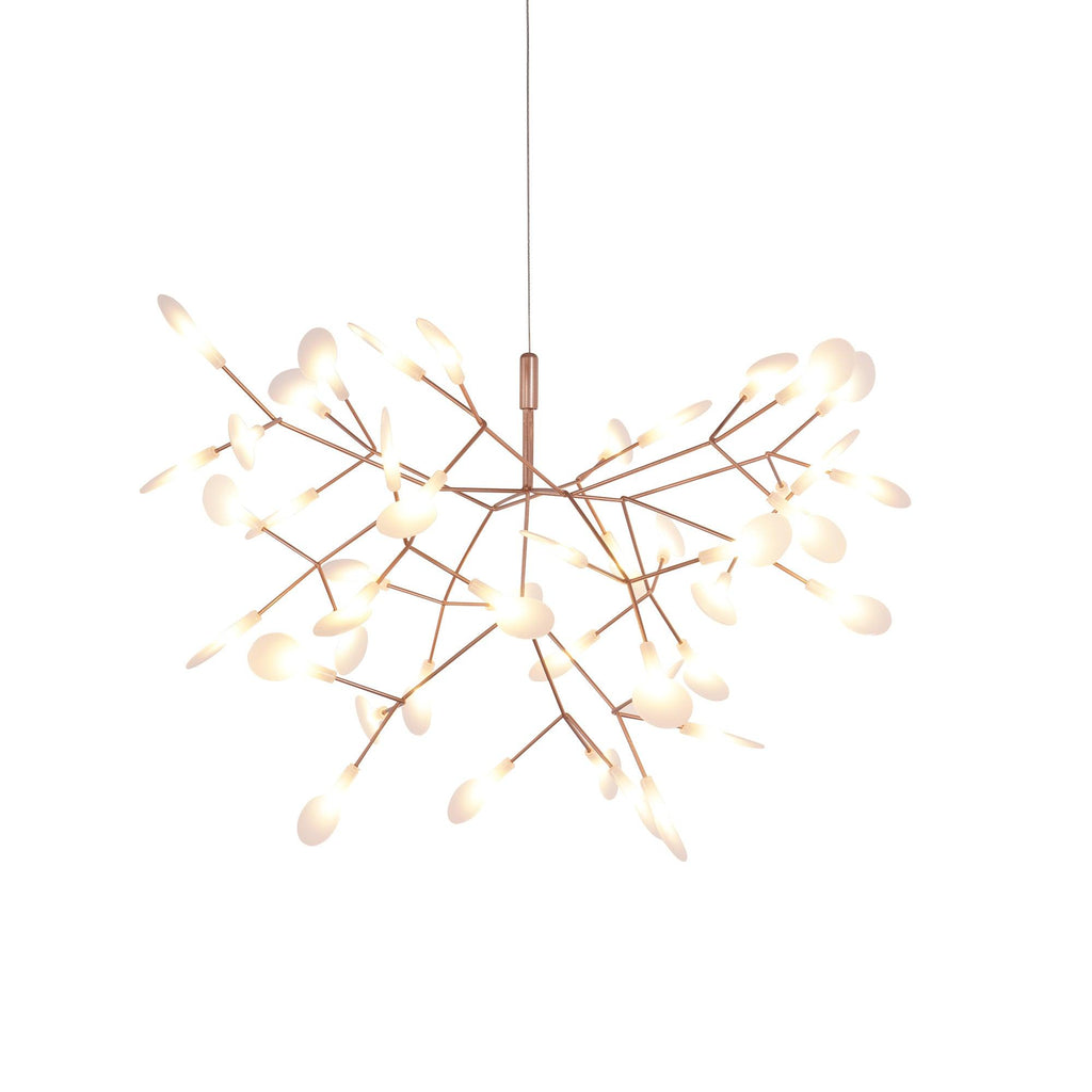 Ceramic Rose Firefly LED Chandelier