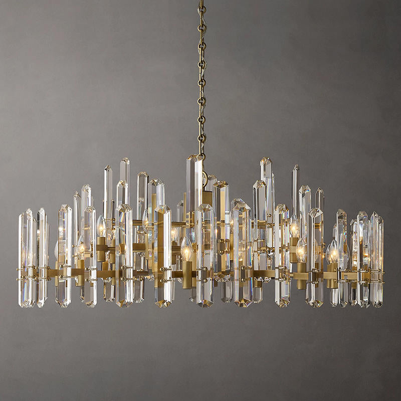 Bonnington Crystal Round Chandelier 37"