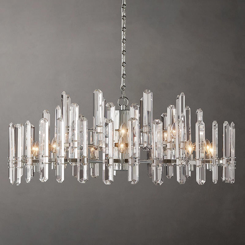 Bonnington Crystal Round Chandelier 37"