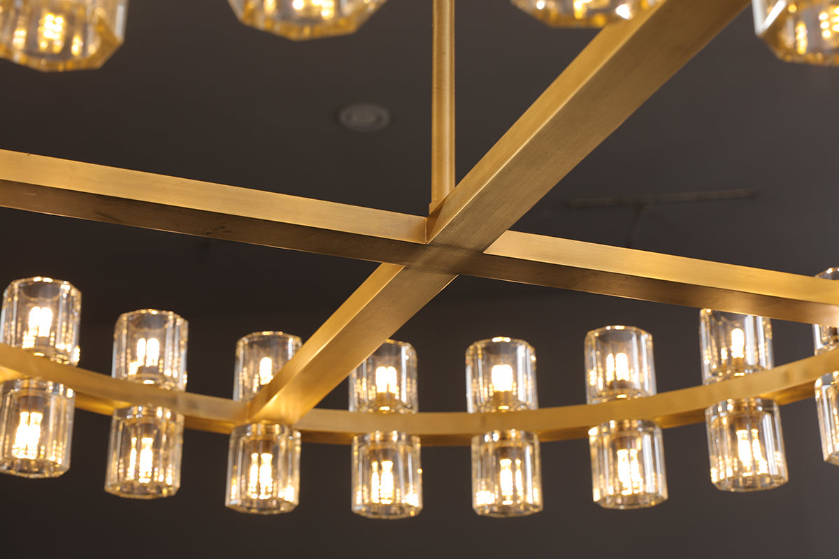 Customize Arcachona Led 3 Tier Round Chandelier（60”+48”+36”）