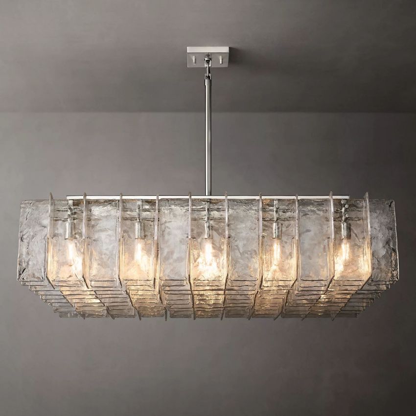 Lanttace Square Chandelier 60" 25-Lights