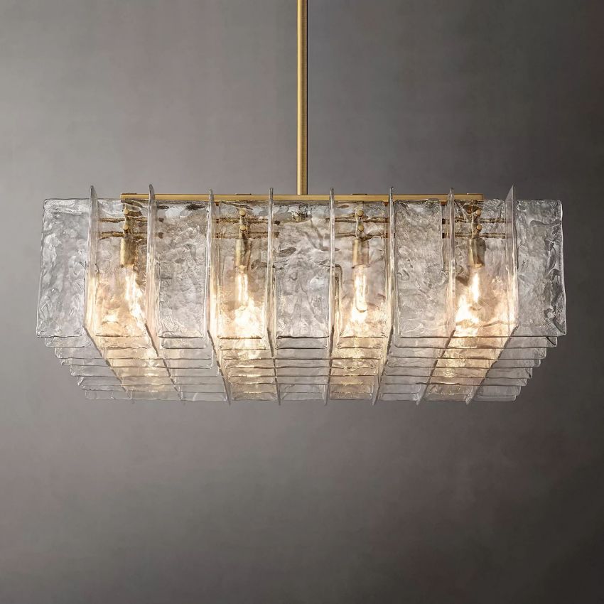 Lanttace Square Chandelier 48" 16-Lights