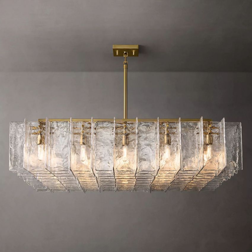 Lanttace Square Chandelier 60" 25-Lights