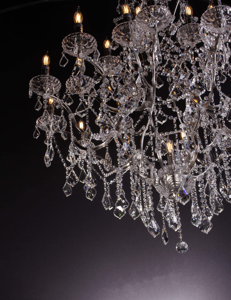 Empire Maria Theresa Crystal Chandelier （clear crystal replacements)