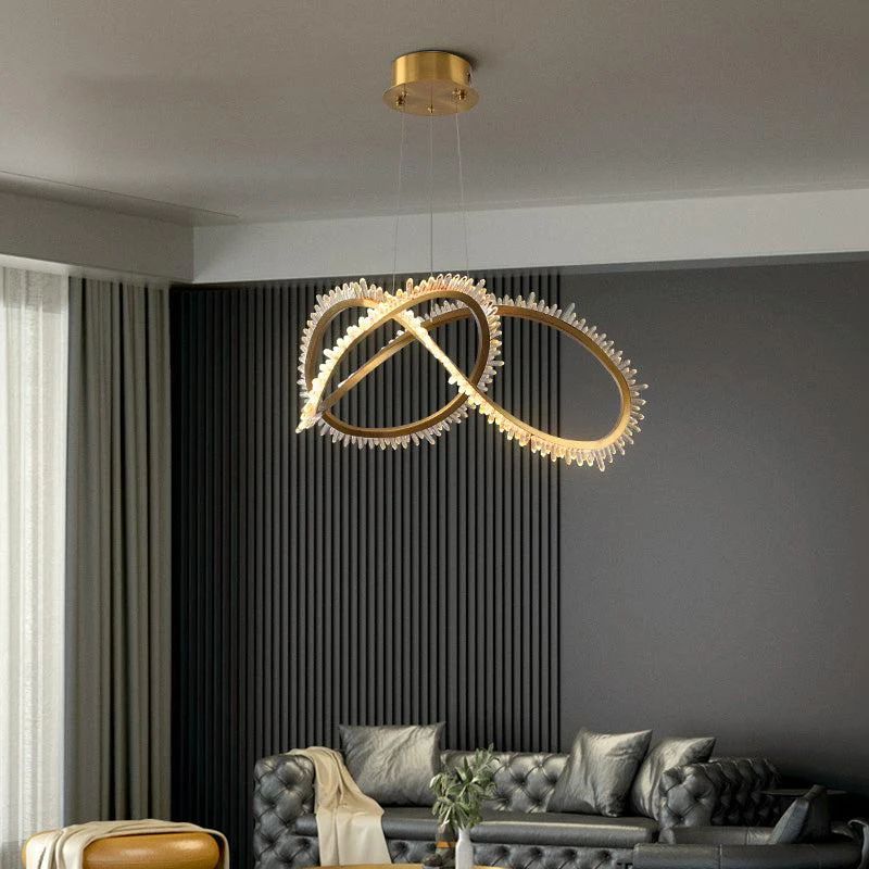 Leti Crystal Ring Chandelier