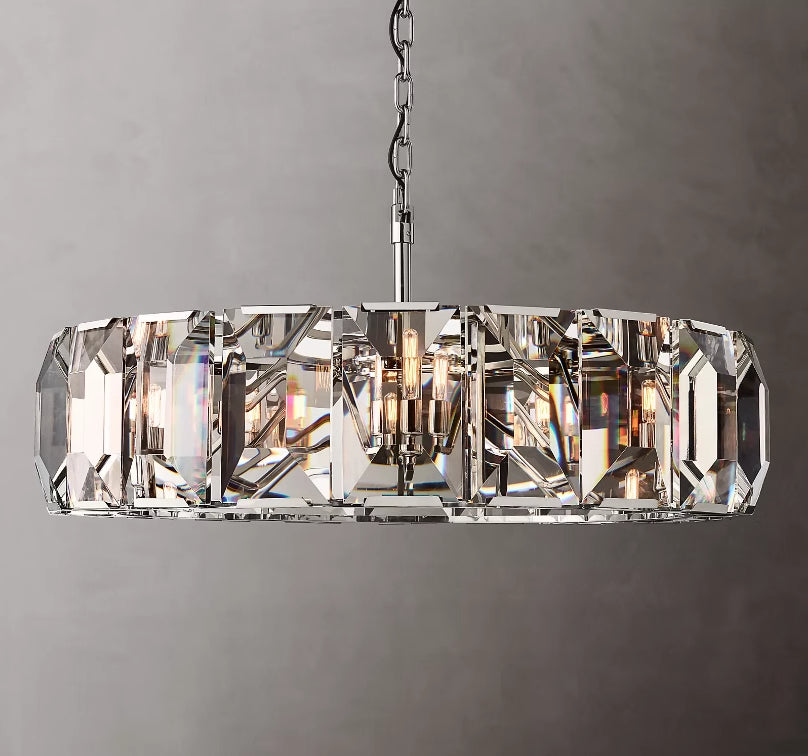 （sample order）Harlow Multicurve Crystal Round Chandelier