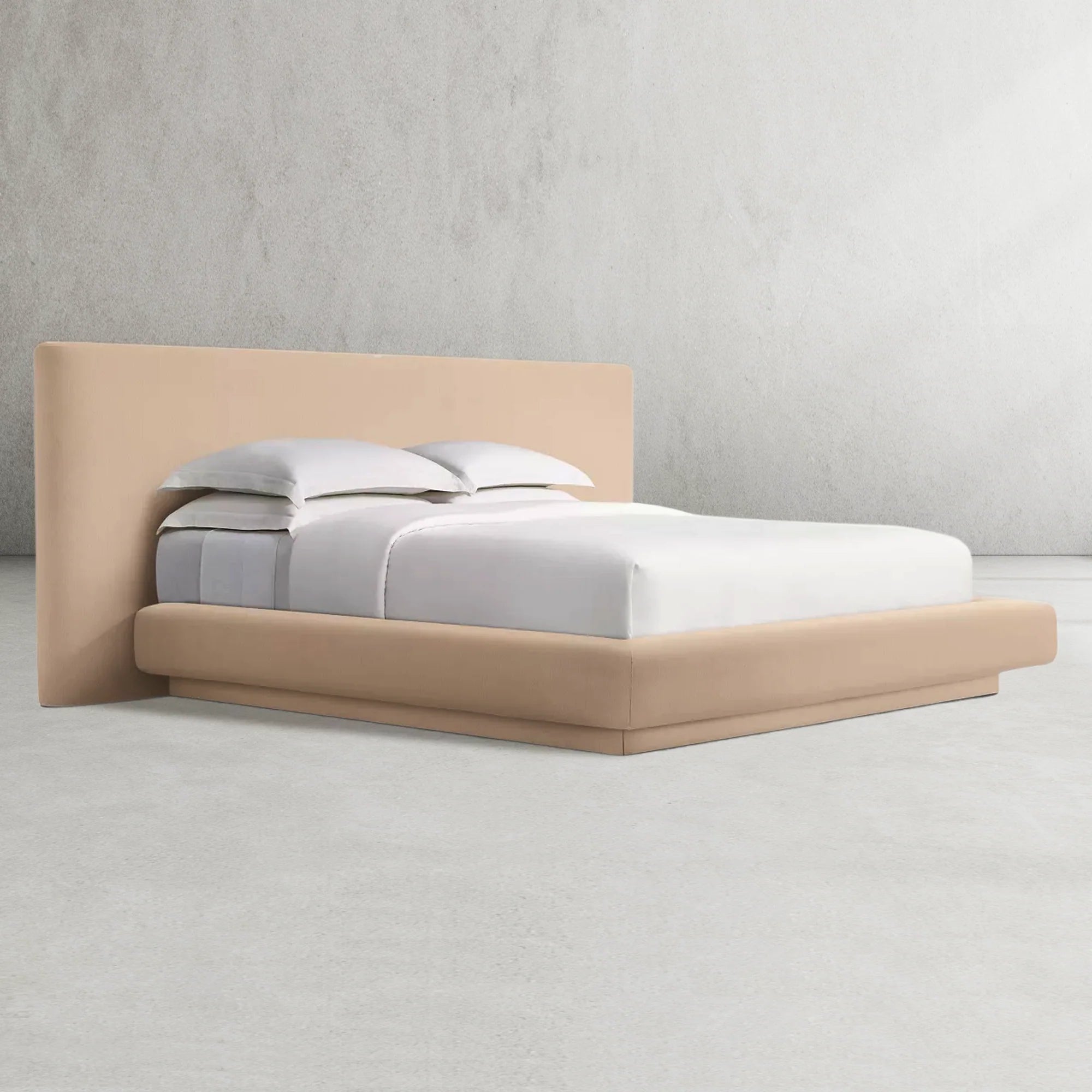 Mulholland Performance Extended Velvet Bed Frame