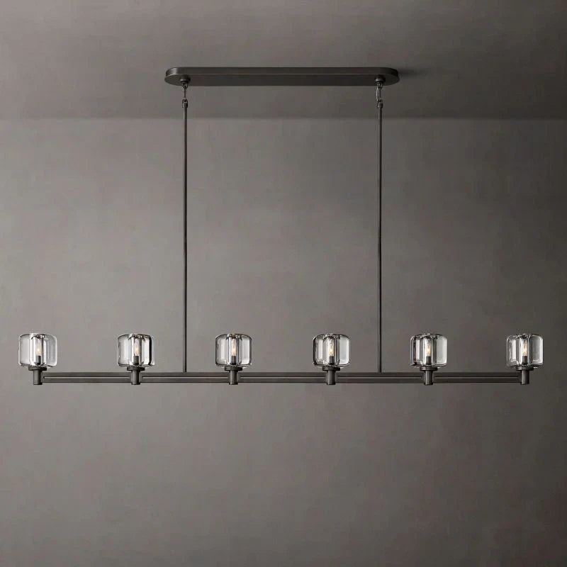 Demaret Double Linear Chandelier 54″ 72”