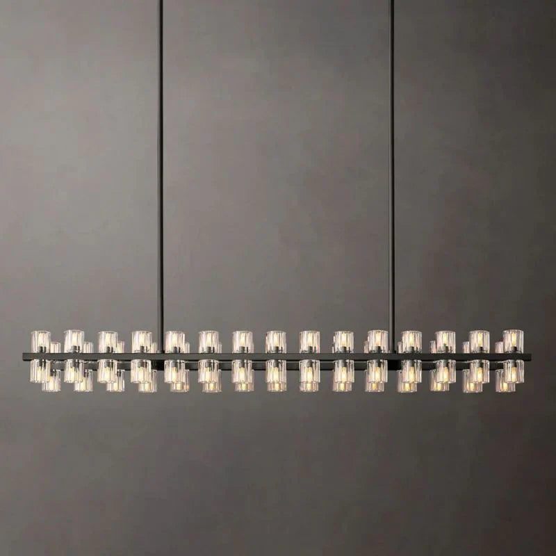 Arcachon Crystal Rectangular Chandelier48" 54" 72"