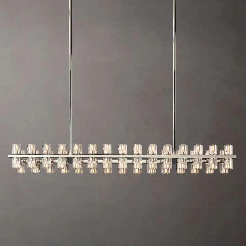 Arcachon Crystal Rectangular Chandelier48" 54" 72"