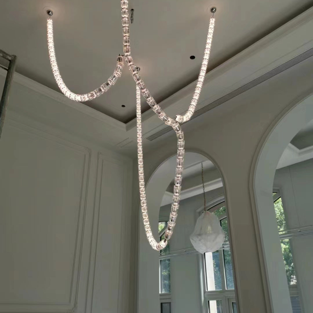Modern Collier LED Pendant 12ft/10ft（customize）