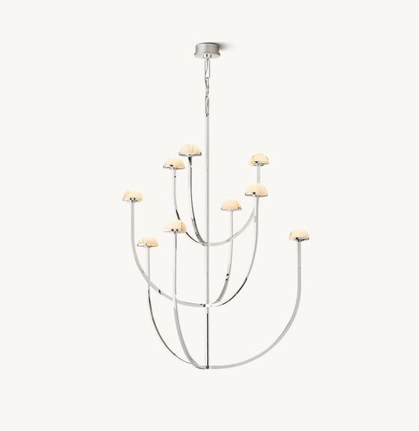 PEDRA ROUND CHANDELIER 32"
