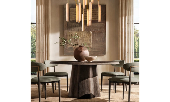 Audubon Alabaster Round Chandelier 40"