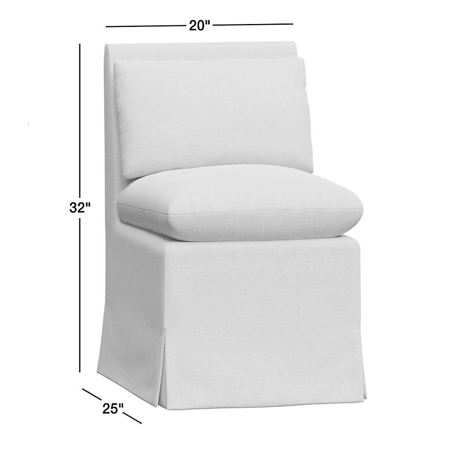 Belmar Ivory Upholstered Dining Arm Chair