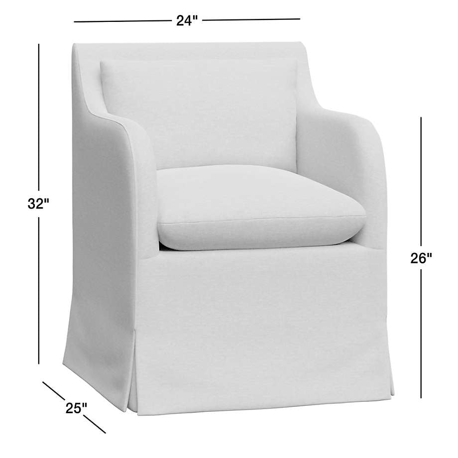 Belmar Ivory Upholstered Dining Side Chair（Ivory）