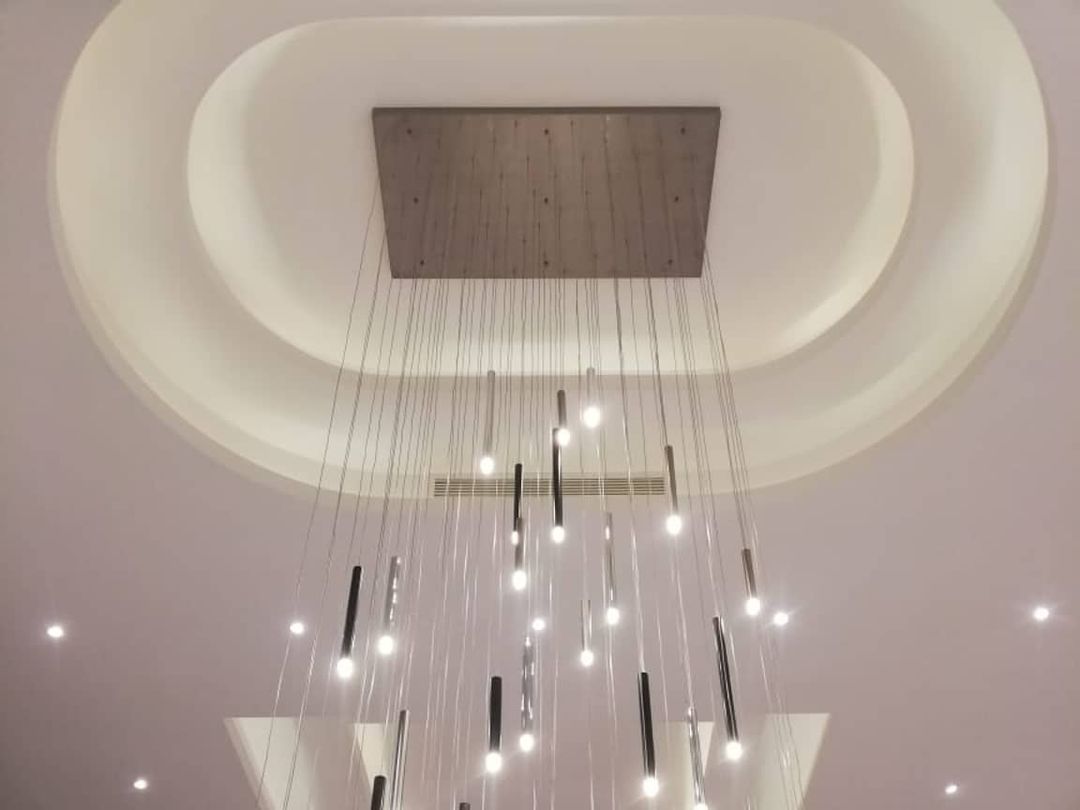 Bellini Rectangular Tubular Pendant Light Chandelier