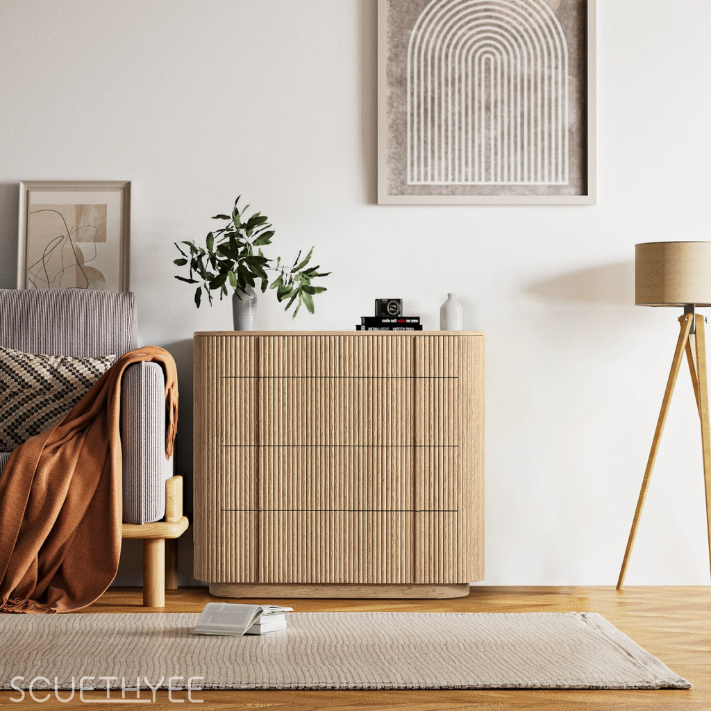 Mulholland Modern Cabinet 5-Drawer Dresser