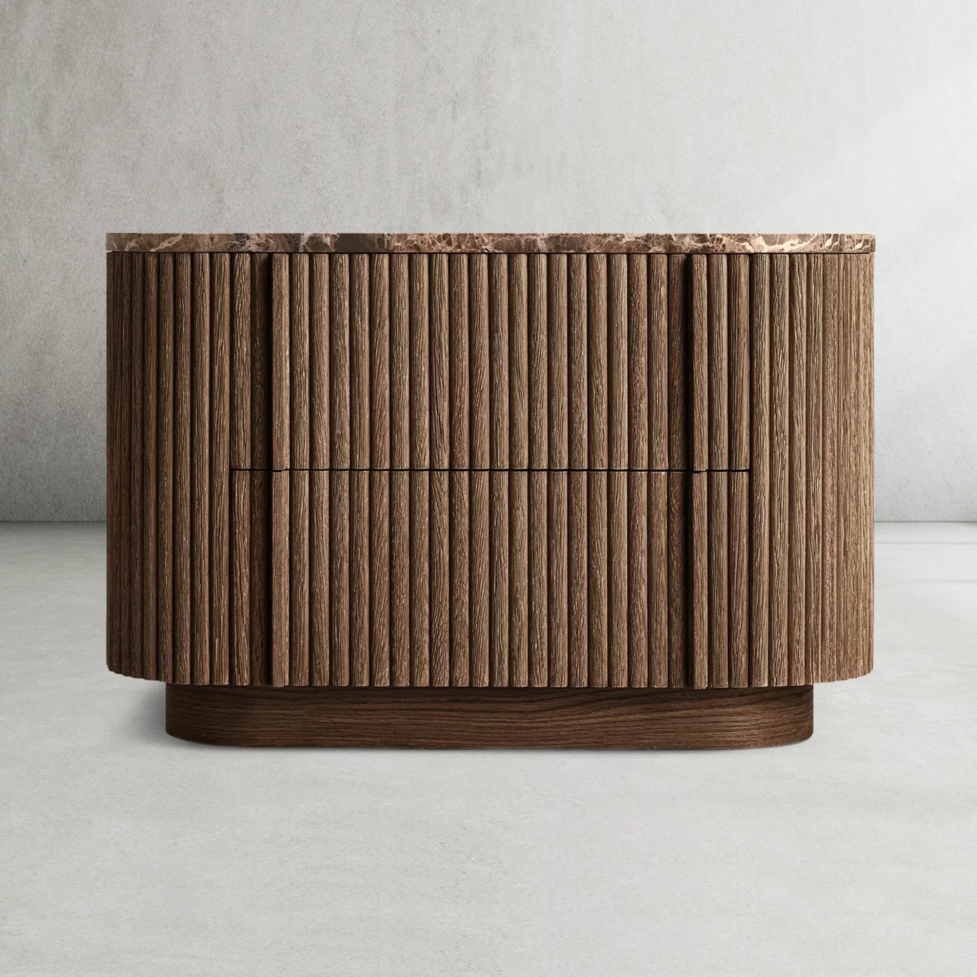 Mulholland Stone Closed Nightstand