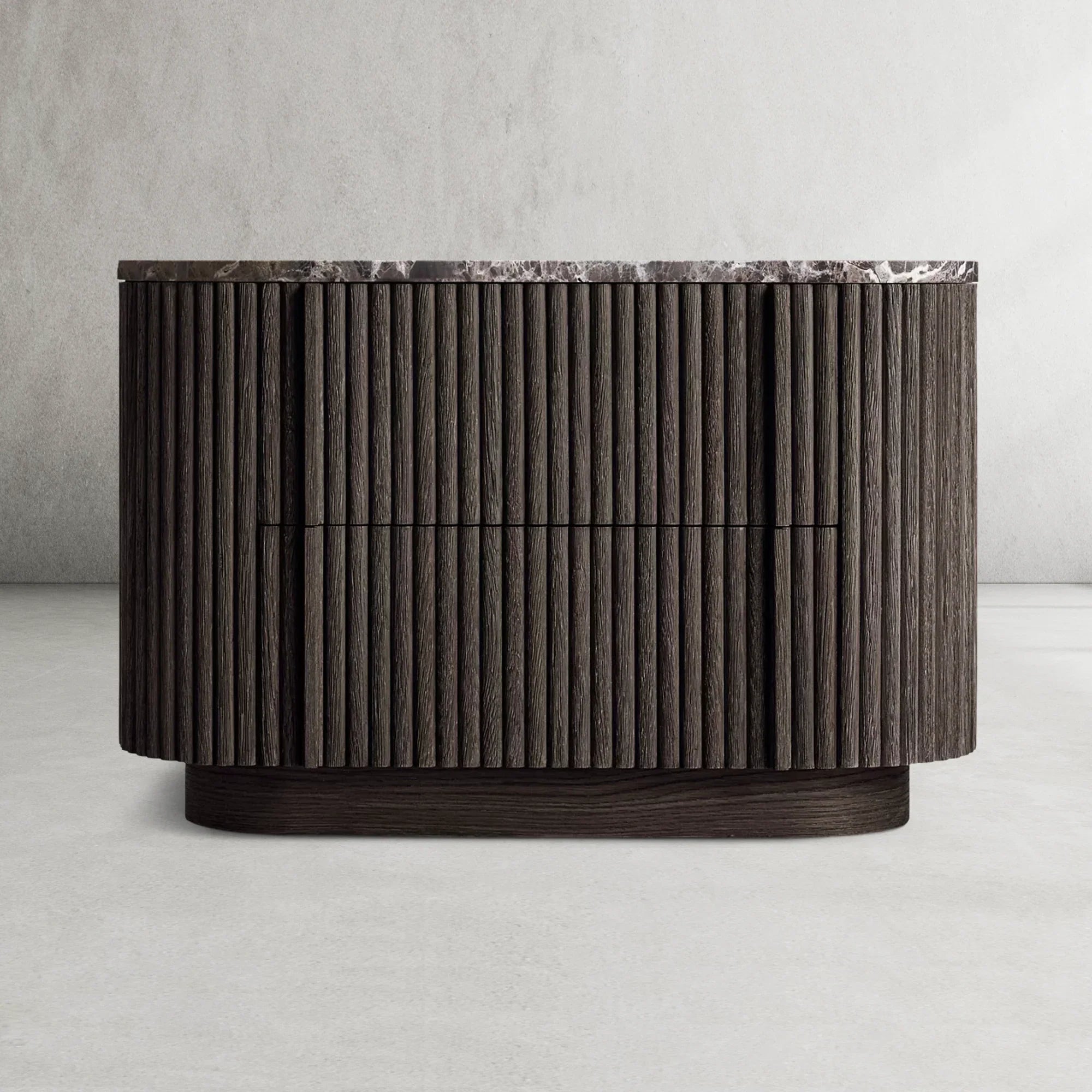 Mulholland Stone Closed Nightstand