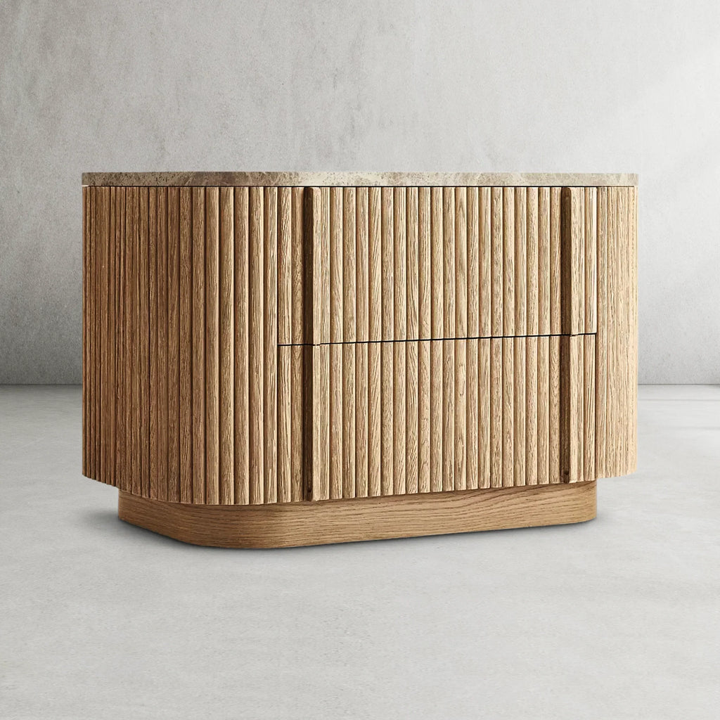 Mulholland Stone Closed Nightstand