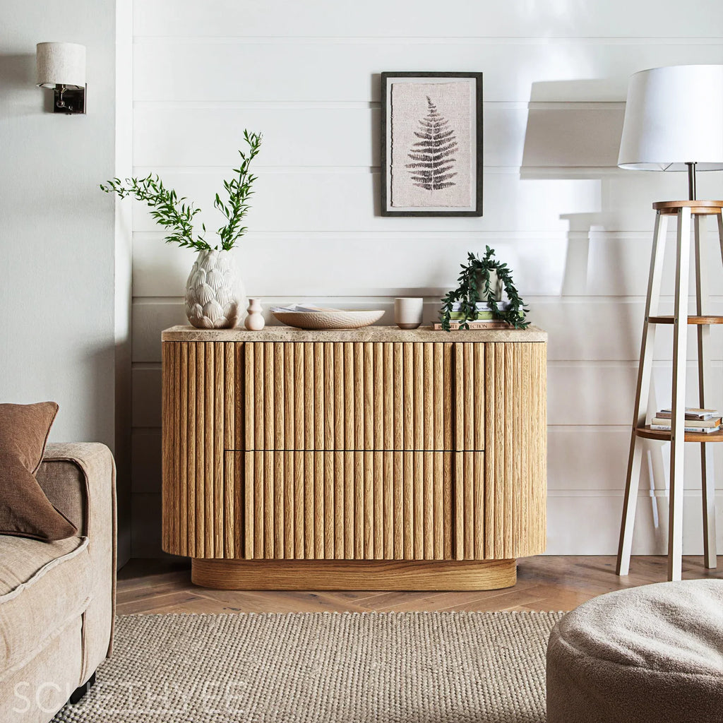 Mulholland Stone Closed Nightstand