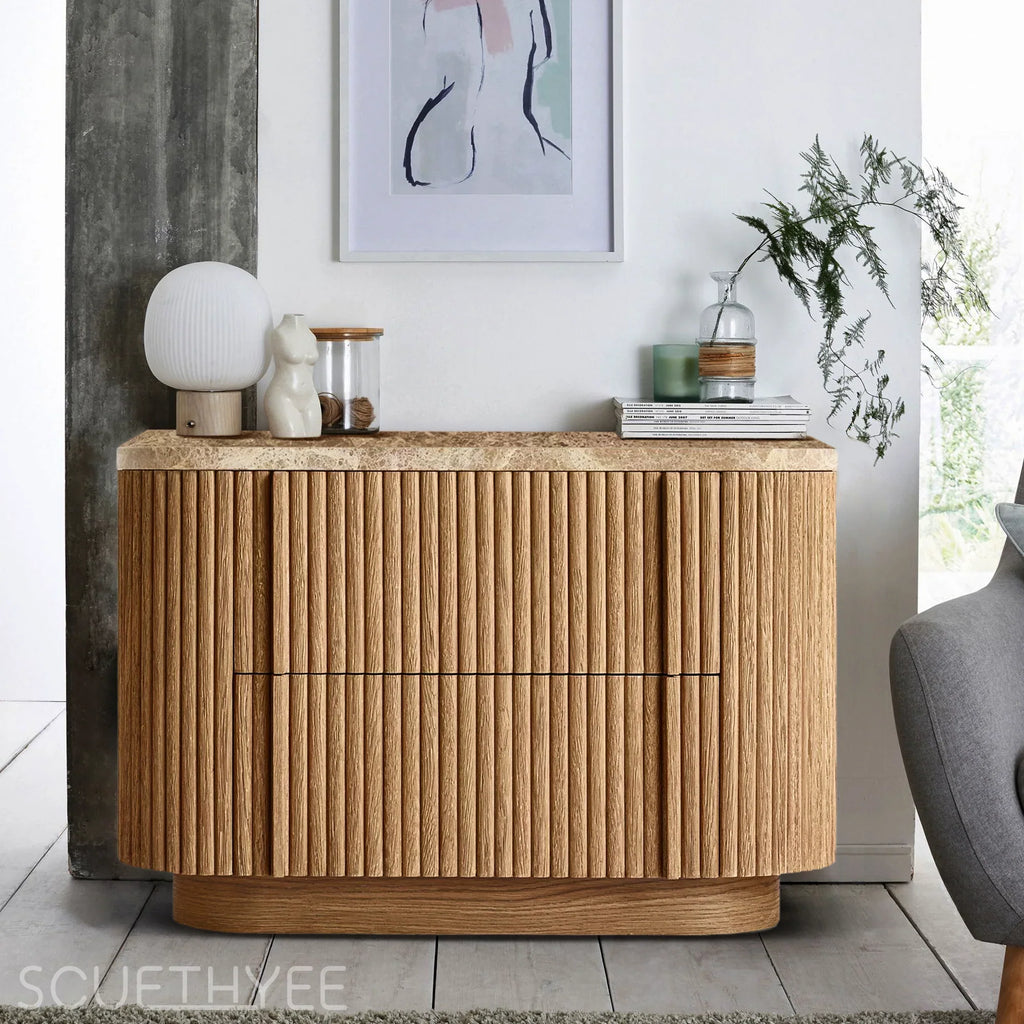 Mulholland Stone Closed Nightstand