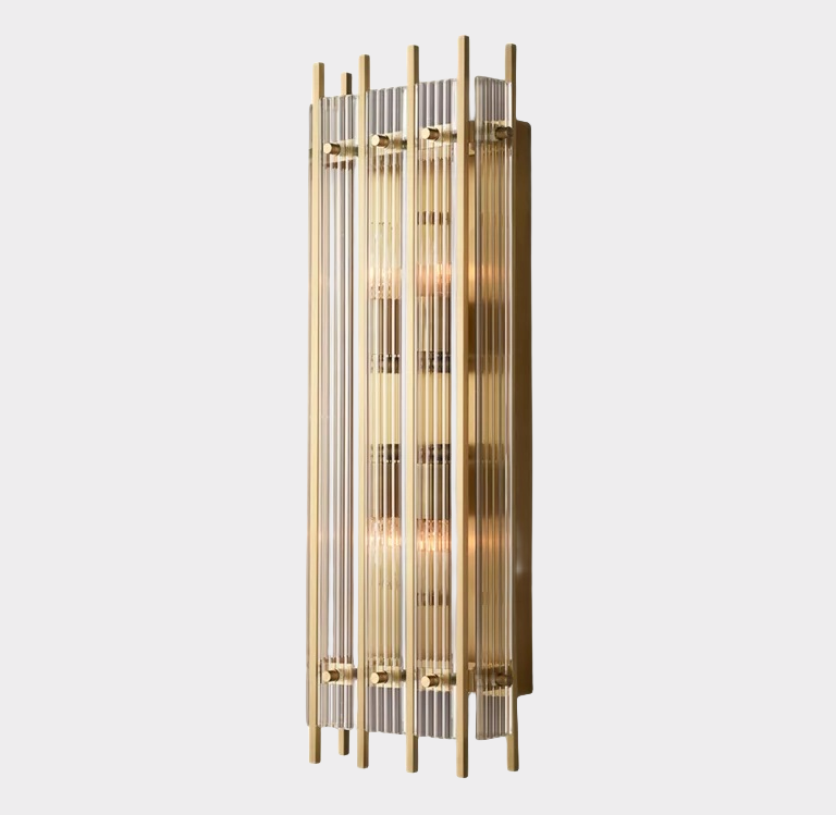 Marcus Handmade Glass Grand Rectangular Wall Sconce