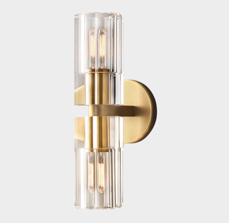 Arcachon Crystal Linear Wall Sconce 13"H