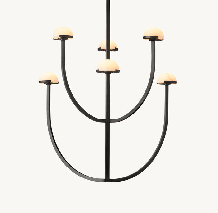PEDRA ROUND CHANDELIER 32"