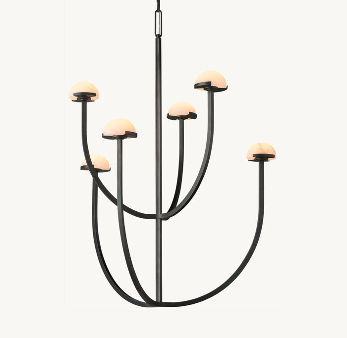 PEDRA ROUND CHANDELIER 32"