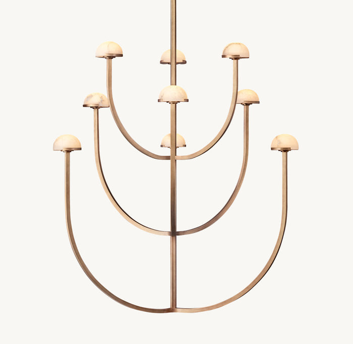 PEDRA ROUND CHANDELIER 40"