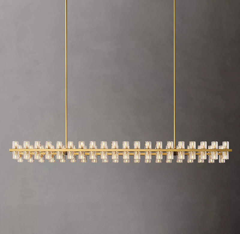 Arcachon Crystal Rectangular Chandelier48" 54" 72"