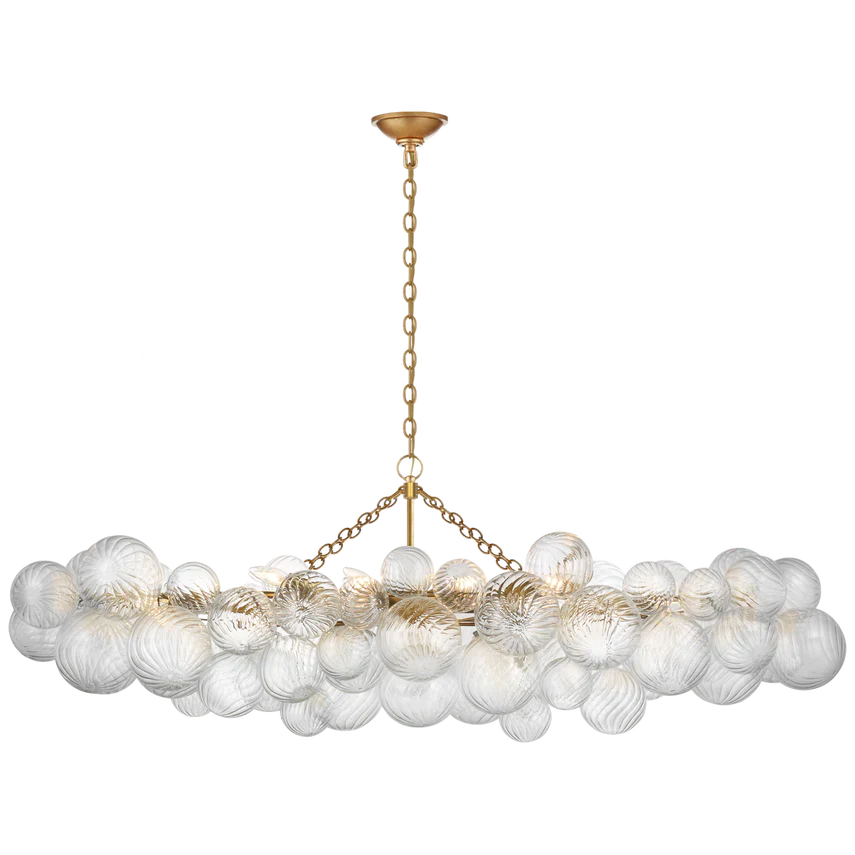 Talial Glass Large Linear Chandelier
