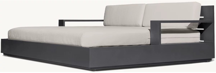 Marbella Aluminum Day Bed( Qty：1 ）