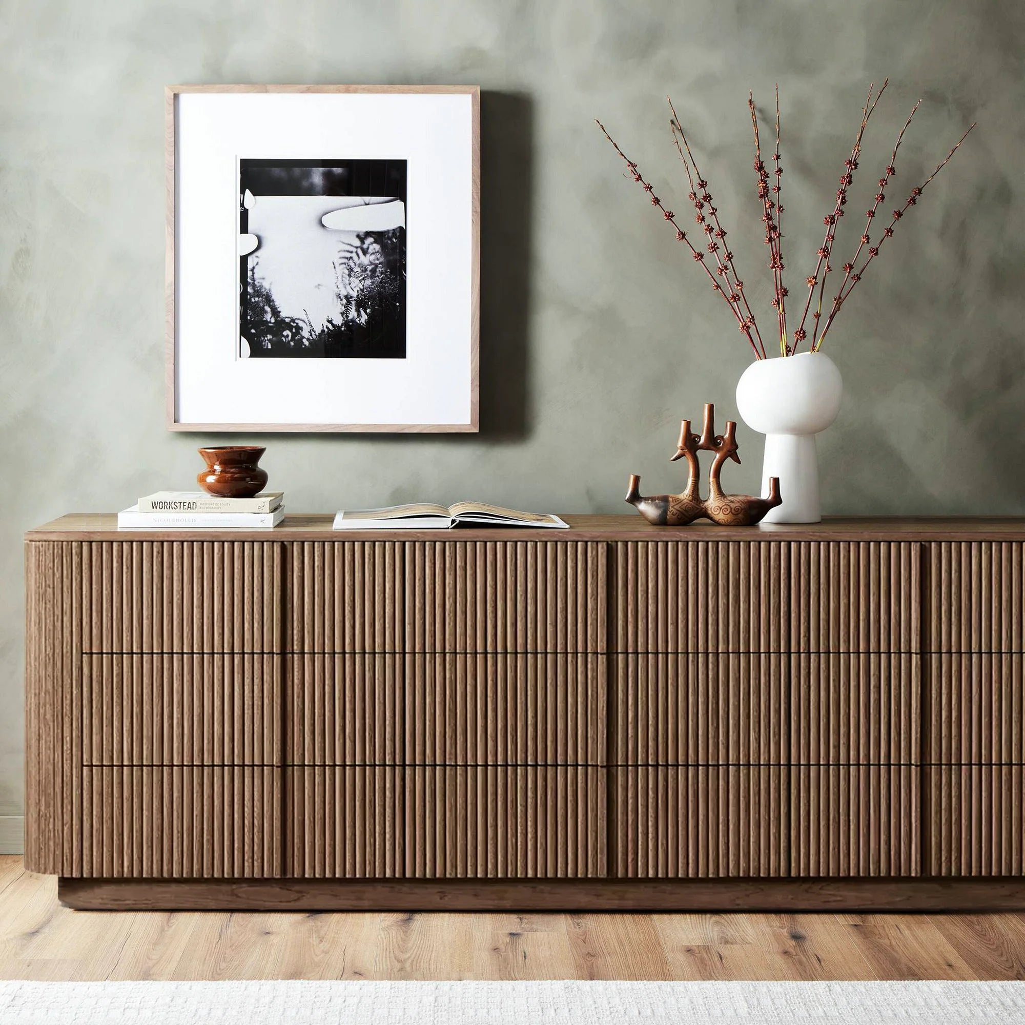 Mulholland Modern Sideboard 9-Drawer Dresser